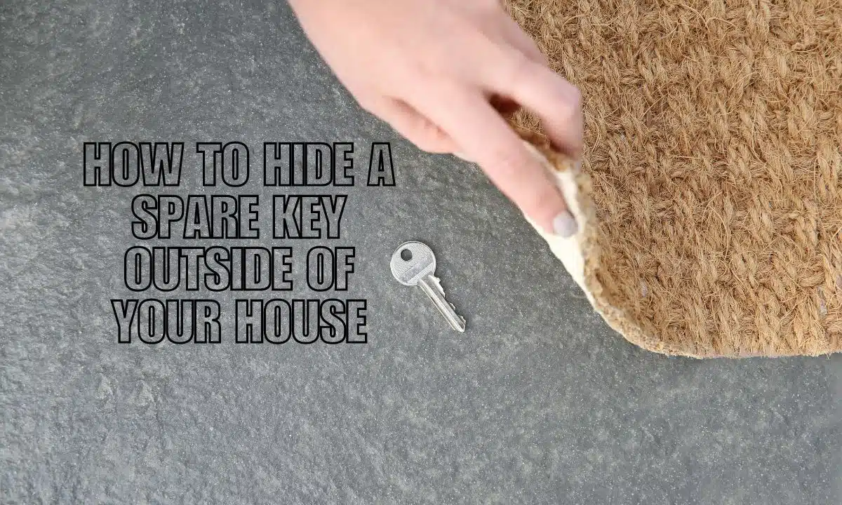 How to hide a spare key outside of your house