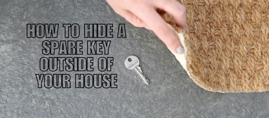 How to hide a spare key outside of your house